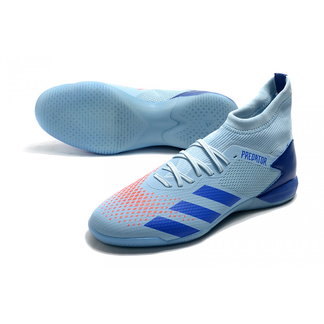 blue and orange predators